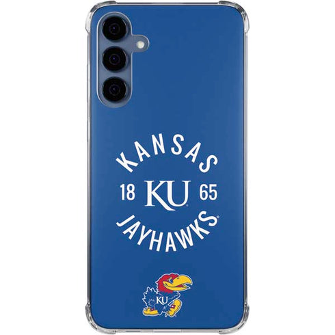 University of Kansas Jayhawks KY 1865 Galaxy A35 5G Clear Case